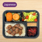 Black Pepper Beef Cubes Bento