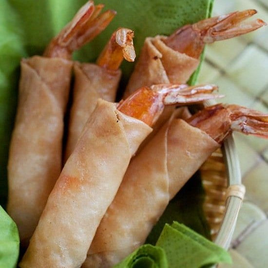 Deep Fried Shrimp Spring Rolls, Finger Food Hong Kong, Party Food, Happy Hour, Deluxe Chinese Cuisine, Family Gathering, Office Party, Birthday Party, Private Party, Private Kitchen, Corporates, Wedding, Wine Tasting, Events