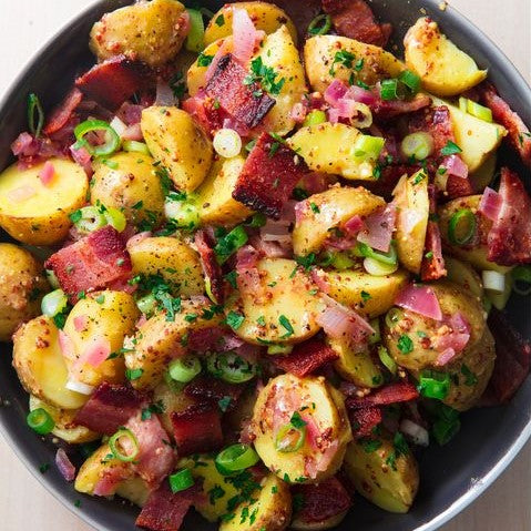 Sautéed Broccoli and Potatoes with Bacon (2 lbs)