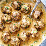 Meatball with Mushroom Cream Sauce (24 pcs)