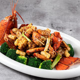 Fried Australian Lobster with Garlic and Peppers (3 pcs)