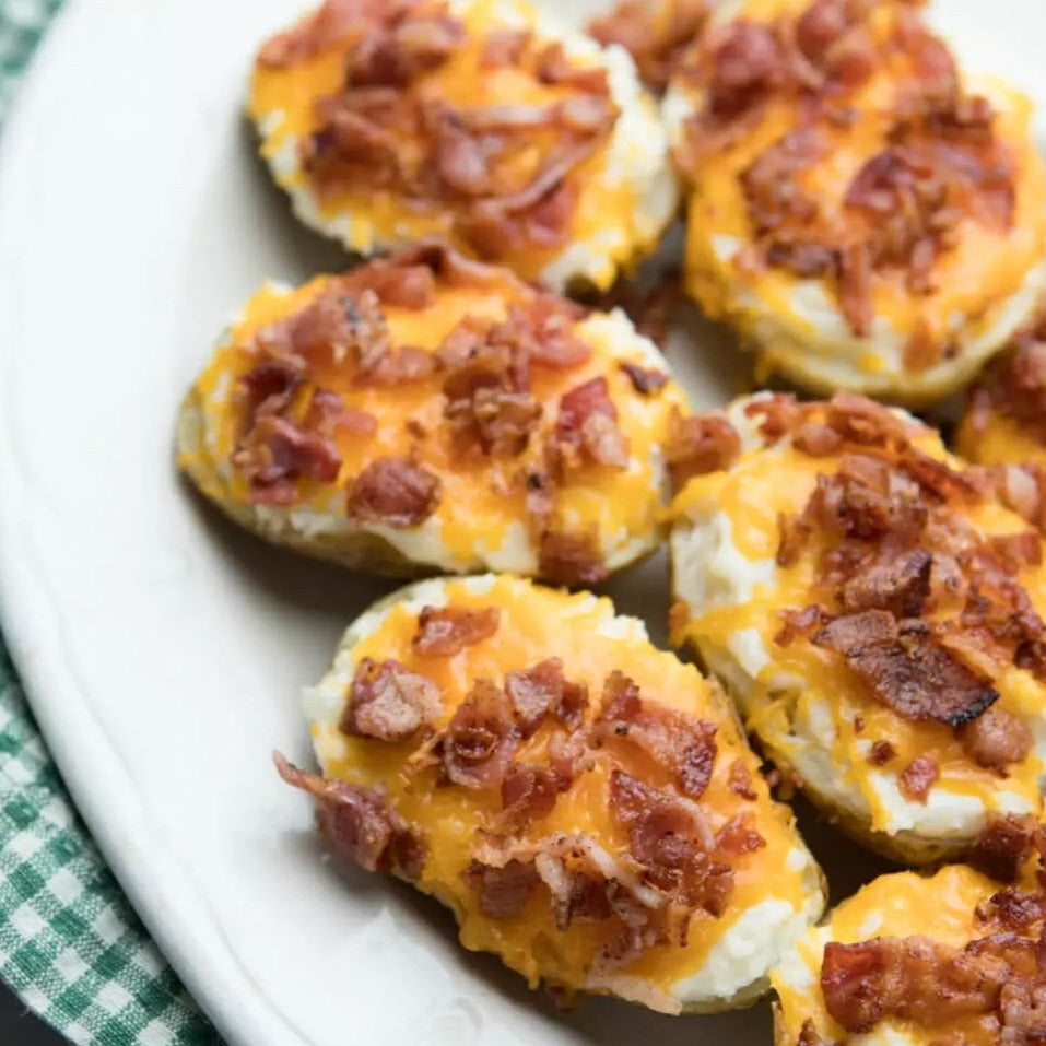 Baked Potato with Double Cheese and Bacon (2lbs)